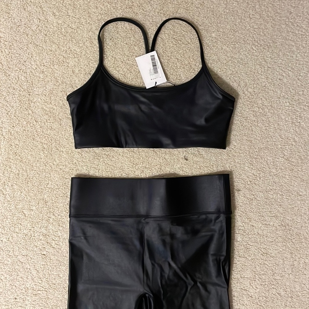 ALL ACCESS high waisted center stage legging and chorus bra set